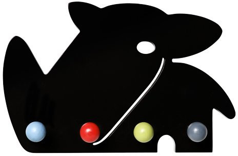 30182 - Franck & Fischer - Otto B Nashorn großer Holzkleiderhaken