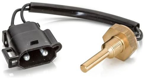 HELLA 6PT 009 107-281 Sensor, coolant temperature - 12V - 2-pin connector - Bolted - with seal - with cable