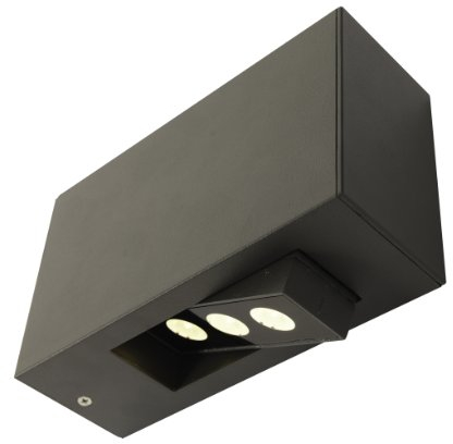 Naeve Leuchten LED Außenwandleuchte / 3x 3W 1151160