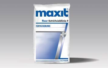maxit F nivellement de chape | 25 kg | pour chape en résine réactionnelle, mortier de réparation, masses de résine époxy granulométrie jusqu'à 1,2 mm | pour des épaisseurs de couche à 5-10 mm