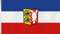 Flagge Schleswig-Holstein 90 x 150 cm Fahne mit 2 Ösen 100g/m² Stoffgewicht Hissflagge