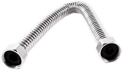 VVW&LIU Badezimmer 19mm Edelstahl Brauseschlauch Brauseschlauch 30cm Silber,30cm