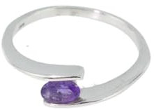 Artipol Ring mit echter blauem Topas europeische Produktion franz.Stil - Schmuck silbern-rhodiniert - Ref J-19 - größe 53 (16.9)