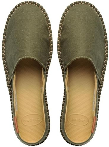 Havaianas Origine Iv, Espadrille Unisex - Adulto, Verde (Green Olive), 45 EU