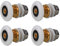 Qikuver 20mm Rotelle per la Porta Della Doccia, 4 Pezzi Rotelline per Rulli Box Doccia Ricambi per Porte Scorrevoli Doccia Cuscinetti Rullo, Rullo per porta in vetro per doccia (20MM)