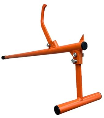 129,3 cm für Holzheber, verstellbare Holzwalze, robuster Stahl-Wagenheber, Holzwerkzeuge, zum Rollen und Anheben der Holzscheite