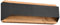 Trio Leuchten LED Wandleuchte Arino 224819132, Metall Schwarz matt, Holz, inkl. 13.5 Watt LED, Switch Dimmer