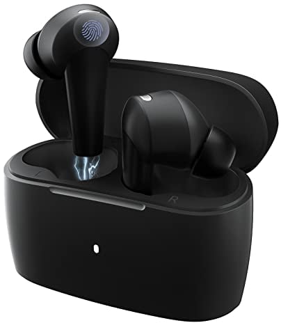 TONEMAC M3 In-Ear Auricolari Bluetooth con 4 Microfoni,Cancellazione Attiva Ibrida del Rumore,30 ore batteria,Cuffie Bluetooth 5.3 Wireless con ENC,Hi-Res suono,Controllo Touch,IPX7,Nero