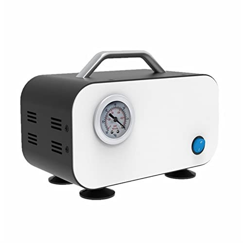 Equipo de Laboratorio Mini Bomba de vacío de diafragma sin Aceite, Bomba de vacío sin Aceite de Laboratorio, Bomba de vacío de presión Negativa portátil de 10 L/min
