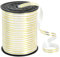 200 m Geschenkband Weißgold - Weißgold 10mm Geschenkbänder Luftballon Schnur - Luftballon Band Luftballons Hochzeit Geschenkverpackung für Weihnachtsdeko, Ballonverschlüsse