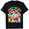 Drei Osterhasen Mops im Eierkorb Blumenliebhaber T-Shirt