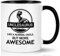 Joymaking Uncle Gifts Coffee Mug for Uncle Birthday Christmas from Nephew Niece, Unclesaurus Best Uncle Gifts for Christmas Thanksgiving Fathers Day - Like a Normal Uncle, but More Awesome, Black 11Oz