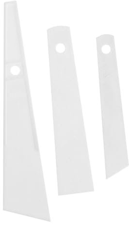 BELLIFFY 9stücke Teiliges Kleber-spachteln Für Lederhandwerk Präzise Anwendung Einfach Zu Reinigen Für Pu Und Echtleder Karton Und Perfektes Werkzeug Für -projekte