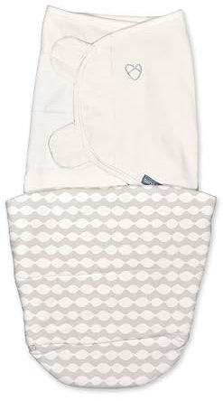 Ingenuity SwaddleMe All Season Pucktuch, Gre 0-3 Monate, 3,1-6,3 kg 1 Stck, 0.5-2.5 TOG - Traum Wellen