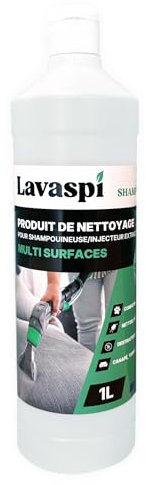 Lavaspi Produit Nettoyant Pour Shampouineuse Injecteur Exracteur, Canapé Moquette Matelas Tissus - Ultra Concentré - N1305