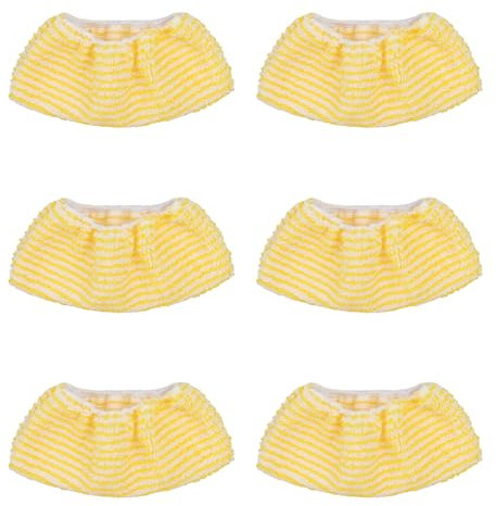 BeiLan Microfibre Hand Nozzle Cover Set Compatible with Kärcher Steam Cleaner EasyFix SC 2, SC 3, SC 4, SC 5, Washable Hand Nozzle Accessories, Replacement Cloths (Pack of 6)