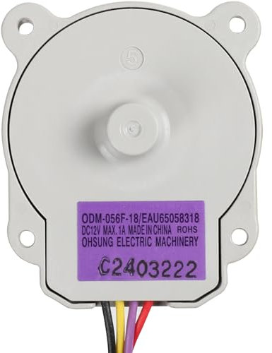 Stime EAU65058318 Refrigerator Freezer Fan Motor Compatible with LG ODM-056F-18 Fridge Freezer Cooling Fan Motor DC12V 1A