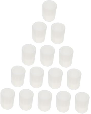 Homoyoyo Silicone Molds Shot Glass Ice Cube 10pcs Round Moulds for Wine Whiskey Glass Ice Cube Mold Bottle Mold Easy Demold
