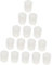 Homoyoyo Silicone Molds Shot Glass Ice Cube 10pcs Round Moulds for Wine Whiskey Glass Ice Cube Mold Bottle Mold Easy Demold