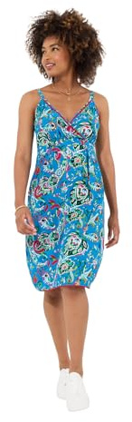 Joe Browns Damen Floral Print Sundress Kleid, blau, 42