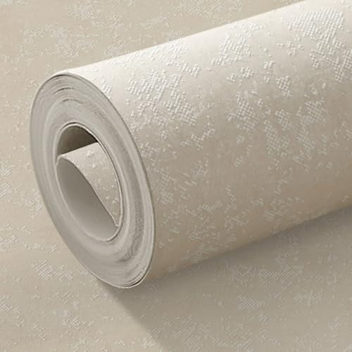 Anttyscar 3D Yellow Wallpaper Embossed Neutral Textured Wallpaper Industrial Cement Cove Texture Feature Contact Paper for Living Room, Bedroom, Fireplace, Hallway
