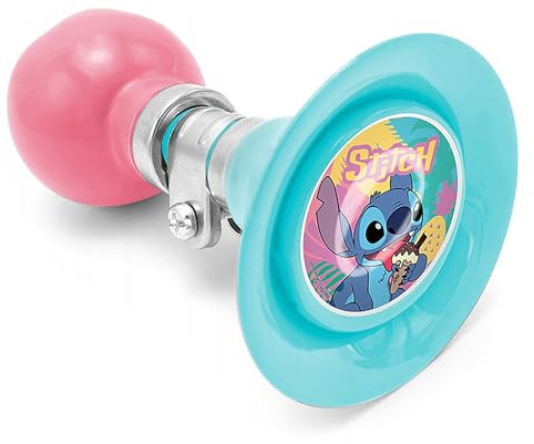 sarcia.eu Disney Stitch FAHRRADTROMPETE, FAHRRADHUPE, FAHRRADQUIETSCHER, KLINGEL für EIN Mädchen (Stitch)