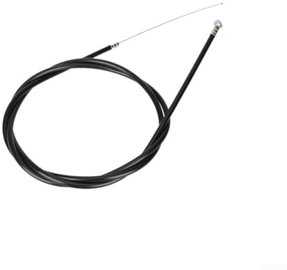 GLOBALHUT Electric Scooter Brake Cable, For Kukirin G4 - Front Rear Disc Brake Wire, Steel Material 5Mm Thickness, Black(Front brake line Black)