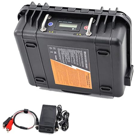 HJGHY 24V,40Ah, 12V 20Ah 30Ah 40Ah 50Ah Electric Fishing Reel Lithium Battery Universal Sea Fishing Boat Battery 24V 20Ah 30Ah 40Ah 50Ah Rechargeable Electric Cord Reels Batteries