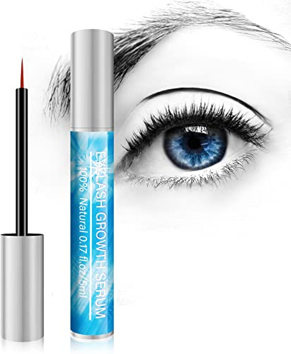 Wimpernserum für Längere & Dichtere Wimpern, Vegan Lash Serum, 5 ml | Hormon- und prostaglandinfrei, 2-in-1 Anwendung für Augenbrauen, frei von schädlichen Zusätzen