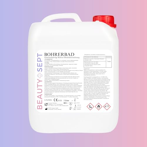 BEAUTYSept Instrumentenaufbereitung 5 l Konzentrat – CE-zertifiziertes Medizinprodukt Klasse II b – Für Tauch- & Ultraschallbad