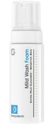 FREZYDERM Milder Gesichtsreinigungsschaum – Tiefenreinigung – Für empfindliche Hauttypen – Mit Kräuterextrakten – Dermatologisch getestet – 150 ml