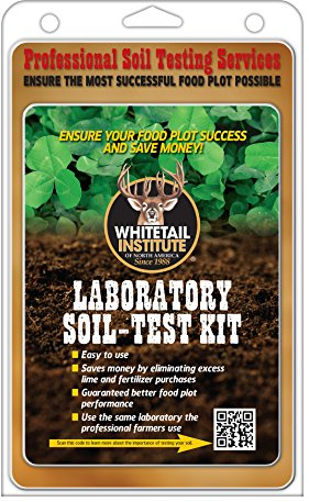 Whitetail Institute Laboratory Soil Test Kit, Ensures The Most Successful Deer Food Plot Possible, Professional Consultation Included, Receive Results Within One Week