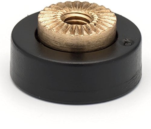 ShowerPart Flat Edge Shower Door Rollers/Wheels/Runners C1, Diameter 17mm, Wheel Thickness 6mm, Nylon Outer Wheel, Shower Door Replacement Parts, 4x