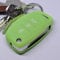 Soft Case Schutz Hülle Auto Schlüssel kompatibel mit Hyundai i10 i40 ix35 Santa Fe Sonata Tucson Klappschlüssel/Farbe: Fluoreszierend Grün (leuchtet im Dunkeln!)