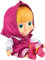 Simba 109301029009 Masha and The Bear Mascha Puppe Winter 23 cm, Mehrfarbig