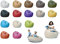 sunnypillow Pouf Poire 125cm diamètre avec 260 L Billes de polystyrène intérieure extérieur Fauteuil avec Rembourrage Perles EPS Crémeux