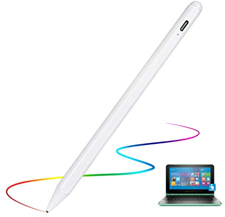 Evach Stylus for HP Pavilion X360 Pencil, Active High Sensitivity Digital Pencil with 1.5mm Ultra Fine Tip Stylus Pencil for HP Pavilion X360 Pen, White