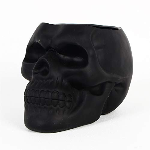 Dashamce Schädel Pflanzschale Groß Blumentopf Container Box Halloween Schädel Süßigkeiten Schale Schreibtisch Dekoration
