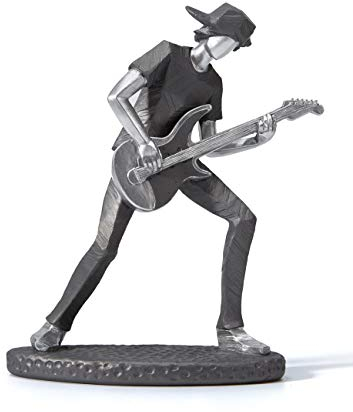 HAUCOZE Musiker Skulptur Deko Klavie Arts Figuren Modern Statue Geschenk Polyresin 24cm