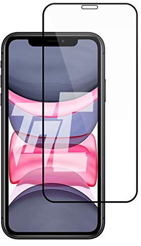 TM-Concept® Cristal templado integral para Apple iPhone 11, color negro