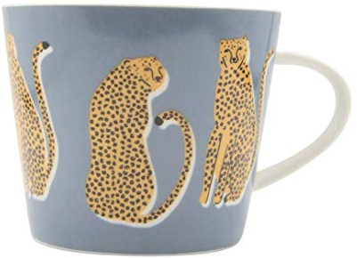 Scion Standard-Tasse 350 ml – Lionel Leopard – Denim