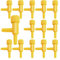 NA 20 Pcs Air Pipe Control Valve Valves Aquarium Adjustable Air Flow Switch Valve Regulator for Fish Tank