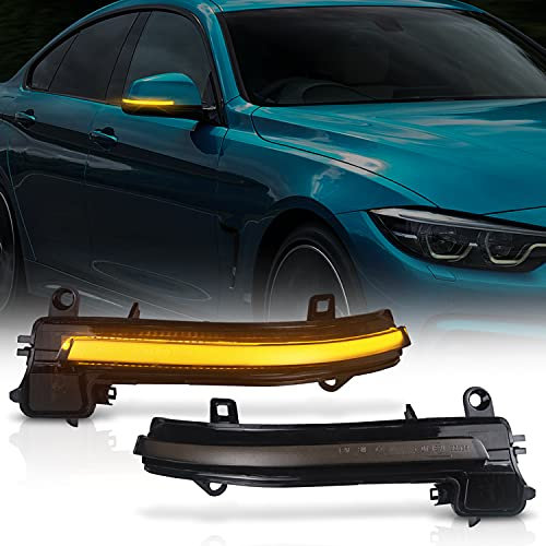 LED Blinker Aussenspiegel von Recambo passend für BMW X1 E84 | i3 l01 | 4er Gran Coupe F36 | SCHWARZ