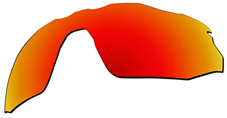 EZReplace Ersatzgläser für Oakley Radar EV Advancer OO9442 Sonnenbrille (polarisierte Gläser), feuerrot, Einheitsgröße