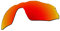 EZReplace Verres de rechange pour lunettes de soleil Oakley Radar EV Advancer OO9442 (verres polarisés), rouge feu, Taille unique