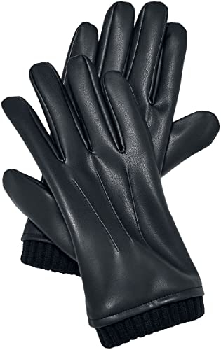 Urban Classics Unisex Synthetic Leather Basic Gloves black, L/XL