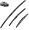 Juego de 3 limpiaparabrisas delanteros y traseros LHD compatible con Honda CR-V CRV 2007-2011 MK3 parabrisas ventana 26+17+14