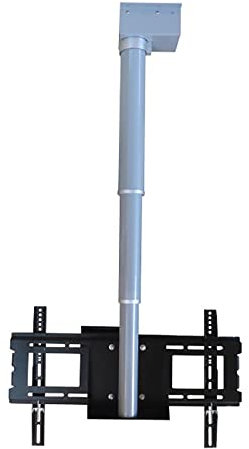 soporte de pared para TV Soporte para TV, Soporte para TV de techo eléctrico, Soporte para TV de techo motorizado con control remoto, Abatible hacia abajo de 90 °, Se adapta a televisores con pantalla