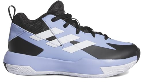 adidas Unisex Cross 'Em Up Select Mid Trainers Kids Basketball-Schuhe, Blue Spark/core Black/Cloud White, 38 EU