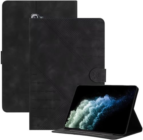 GoodcAcy Funda Carcasa de Cuero PU Relieve de Mariposa Diseño,Estilo Retro,con Soporte para Bolígrafo Funda Tableta para 6 All-New Kindle (11th Generation-2022 Release),Negro